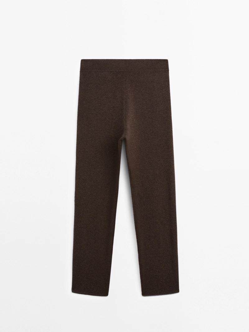 Брюки 100% кашемировые свободного кроя