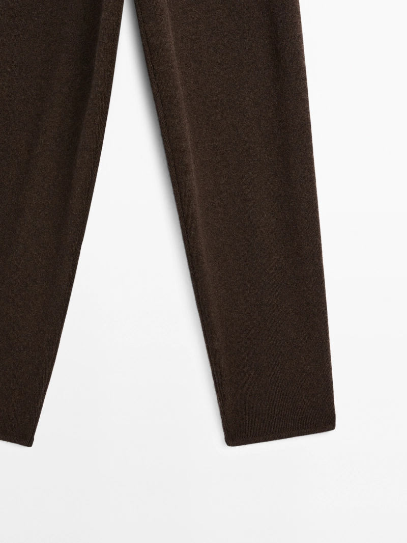 Брюки 100% кашемировые свободного кроя