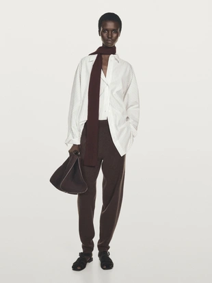 Брюки 100% кашемировые свободного кроя- Заказать в России