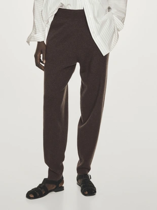 Брюки 100% кашемировые свободного кроя- Заказать в России