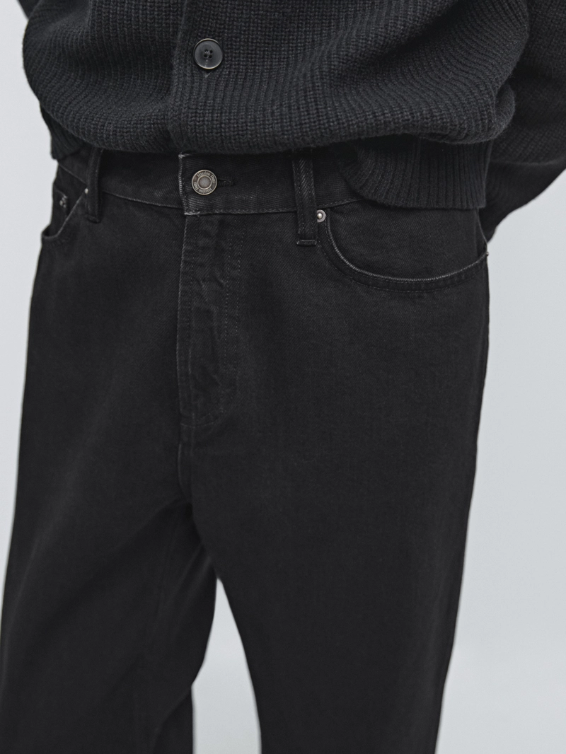 Джинсы с широкими штанинами