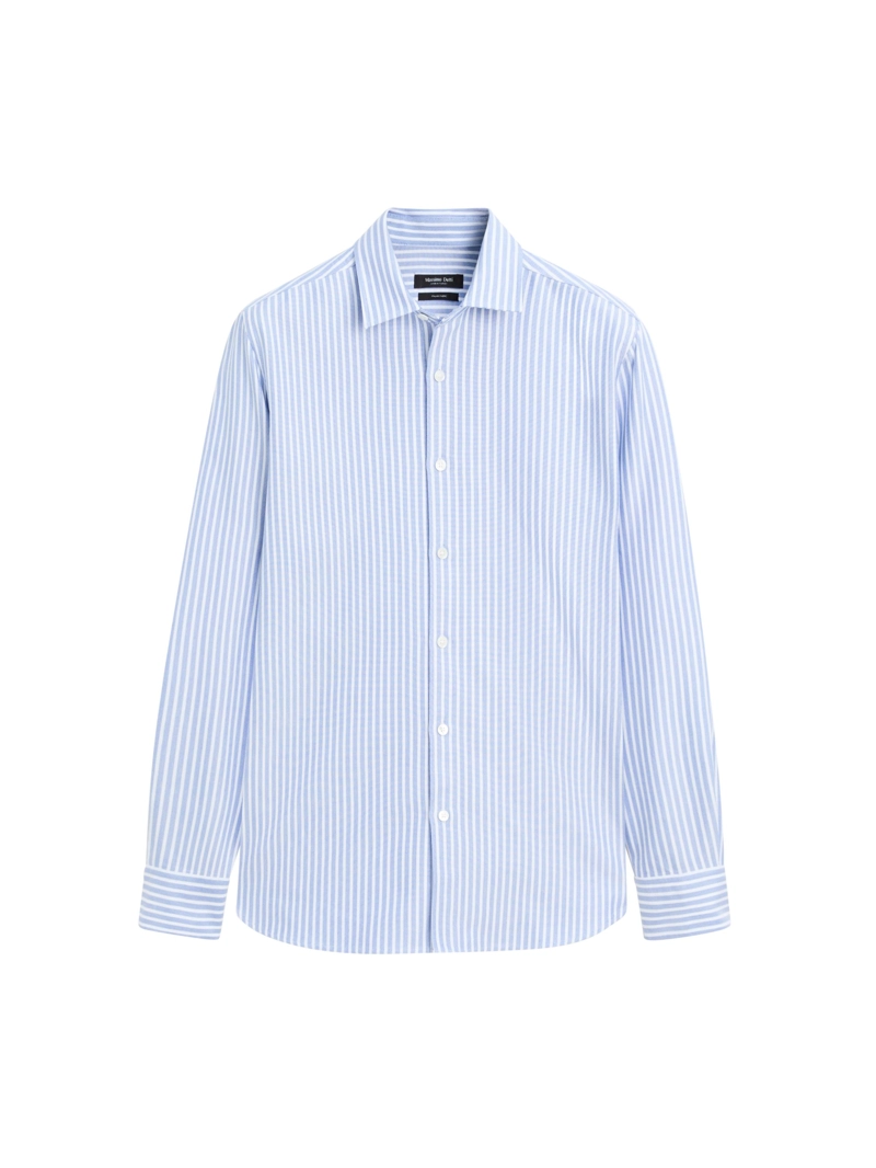 Рубашка с полосками оверсайз