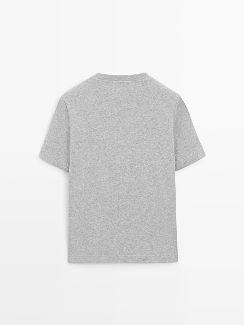 100% хлопковая майка с круглым вырезом