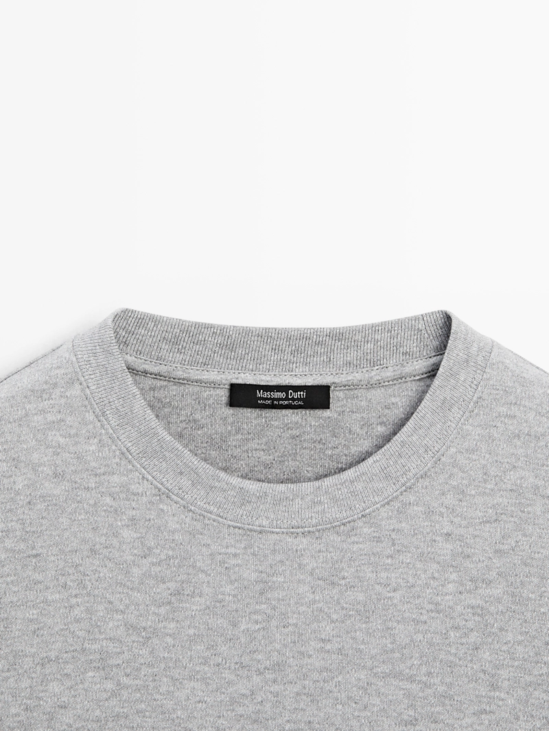 Футболка с длинным рукавом из 100% хлопка