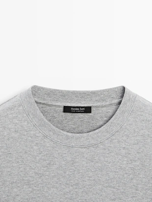 Футболка с длинным рукавом из 100% хлопка- Заказать в России