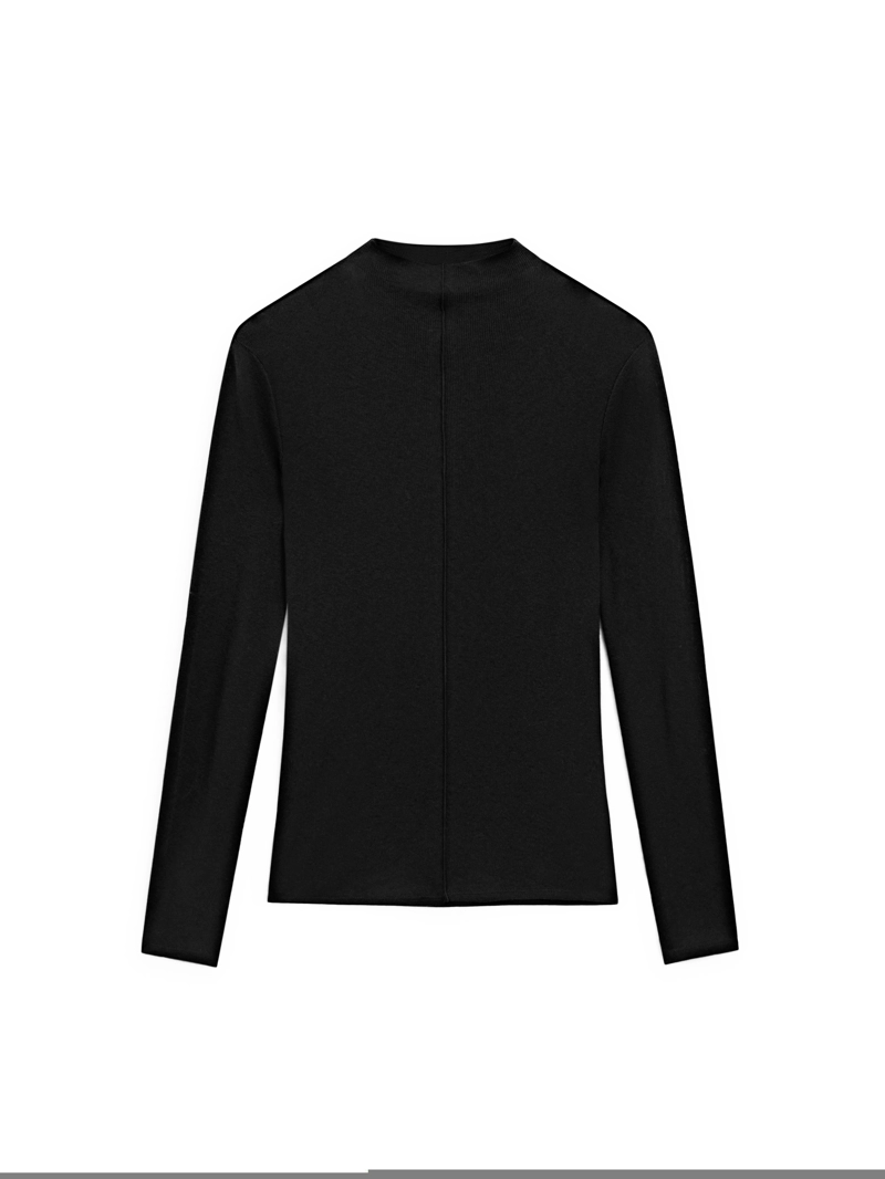 Лонгслив с деталями шва