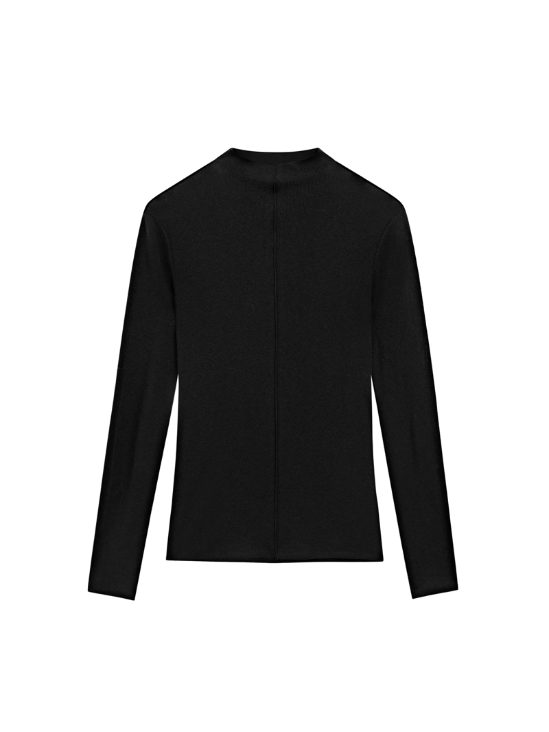 Лонгслив с деталями шва