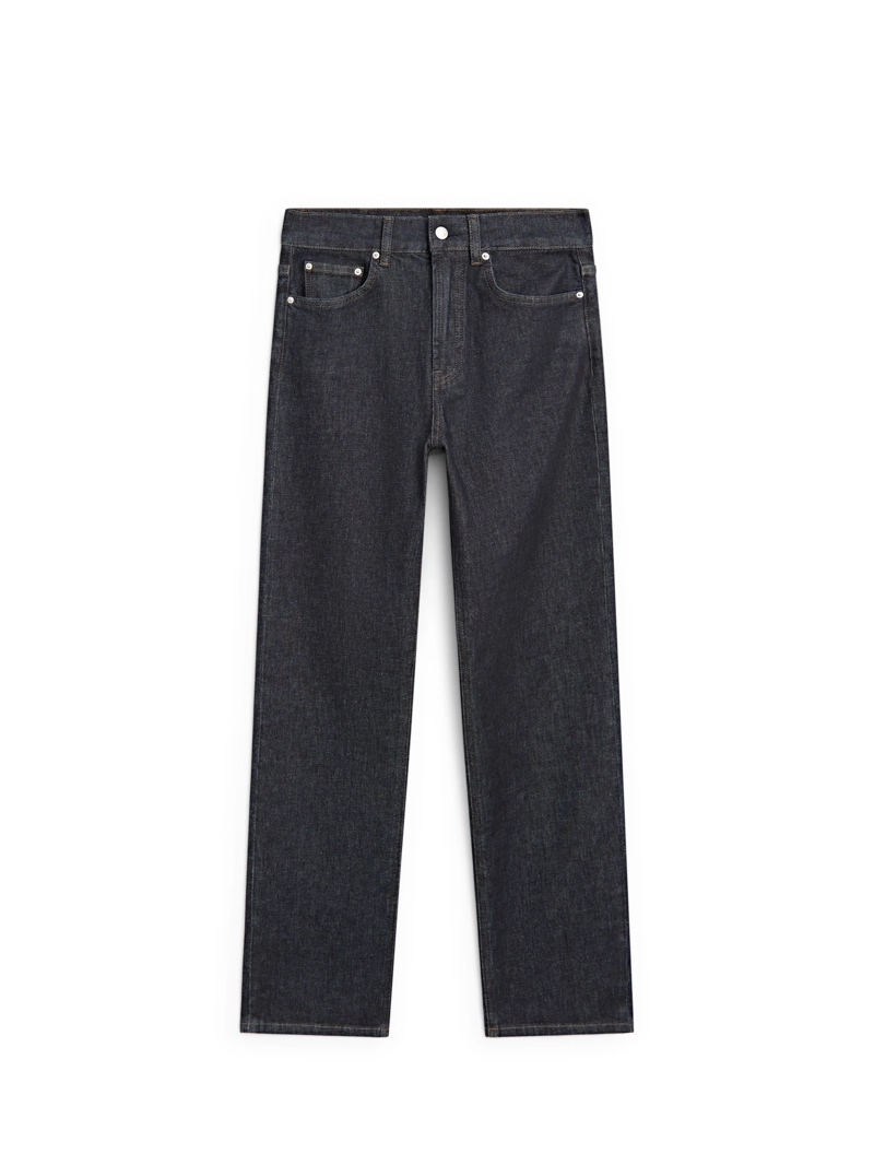 Джинсы прямого покроя с высокой посадкой