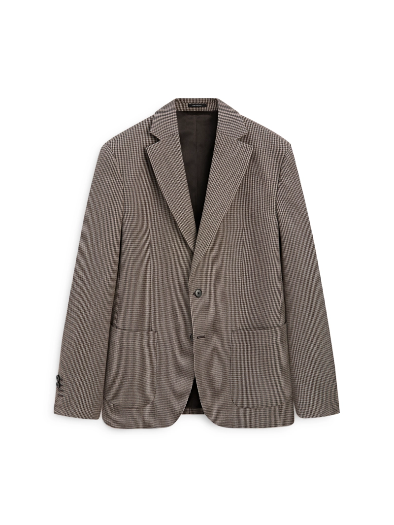 Пиджак из смесовой шерсти в клетку