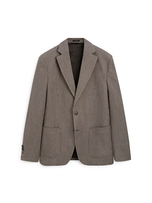 Купить Massimo Dutti Пиджак из смесовой шерсти в клетку