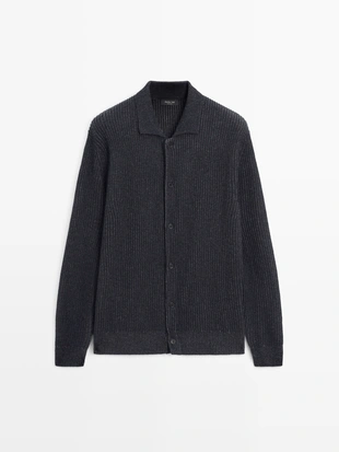 Кардиган из шерстяной смеси- Заказать в России