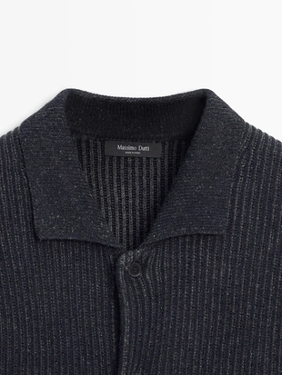 Кардиган из шерстяной смеси- Заказать в России