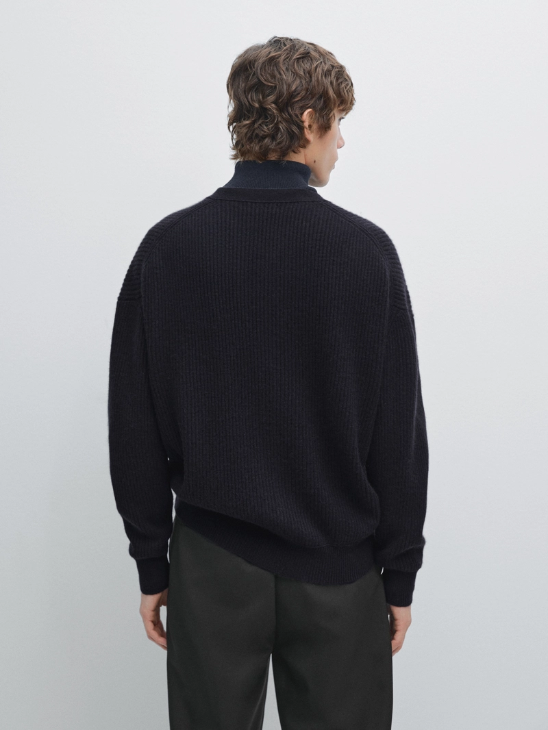 Кардиган из кашемирово-шерстяной пряжи