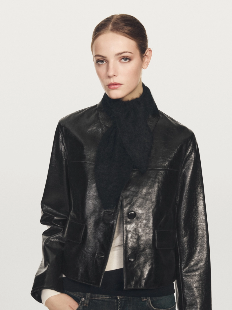 Галстук-бабочка из 100% кашемира с узором