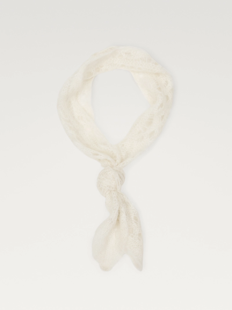 Галстук из мягкой вязаной альпаки massimo dutti