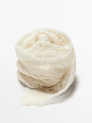 Галстук из мягкой вязаной альпаки MASSIMO DUTTI- Заказать в России