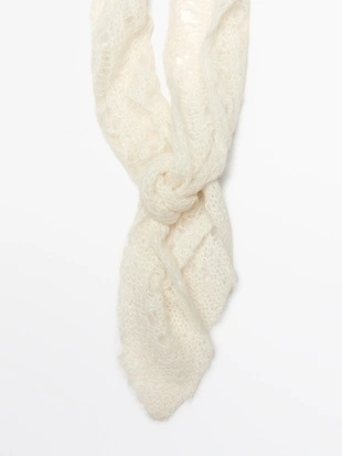 Галстук из мягкой вязаной альпаки MASSIMO DUTTI- Заказать в России