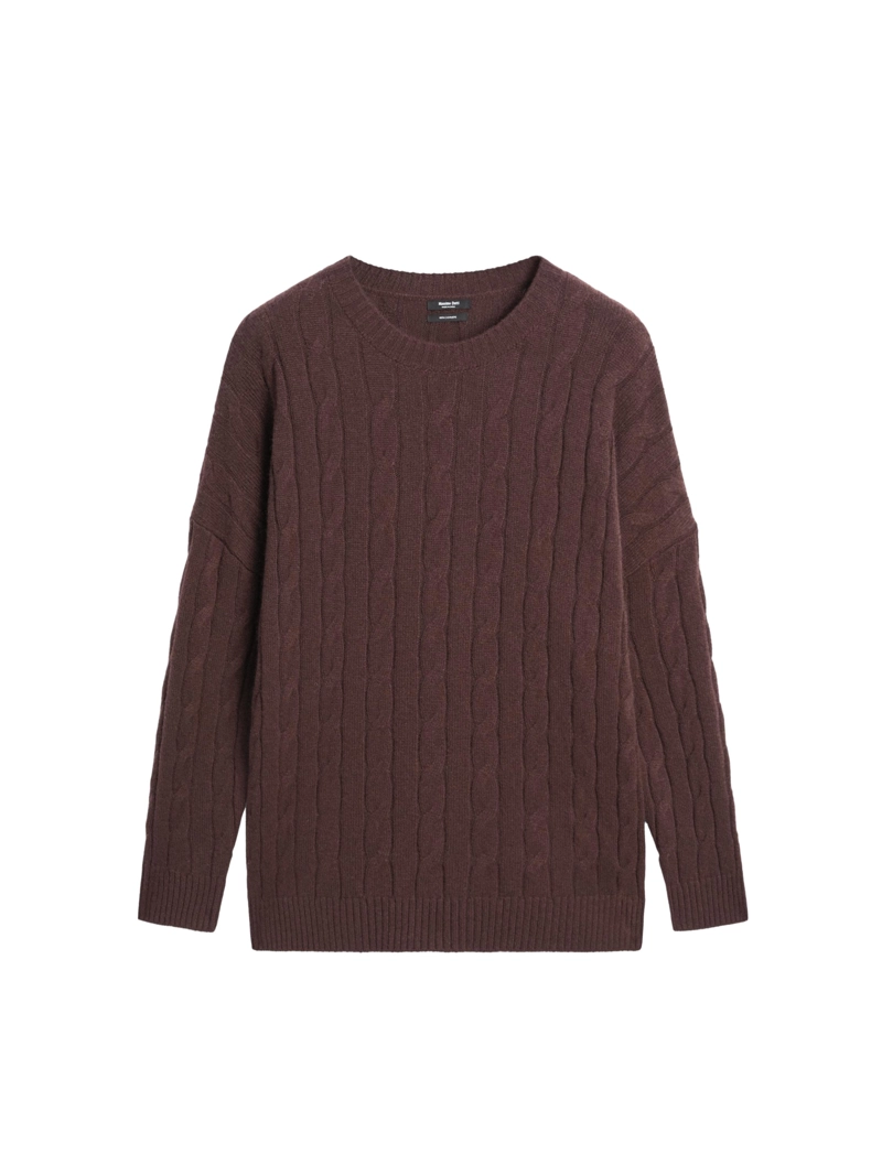 Свитер с косами из 100% кашемира