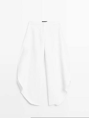 Брюки с разрезом по низу- Заказать в России