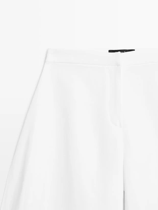 Брюки с разрезом по низу- Заказать в России