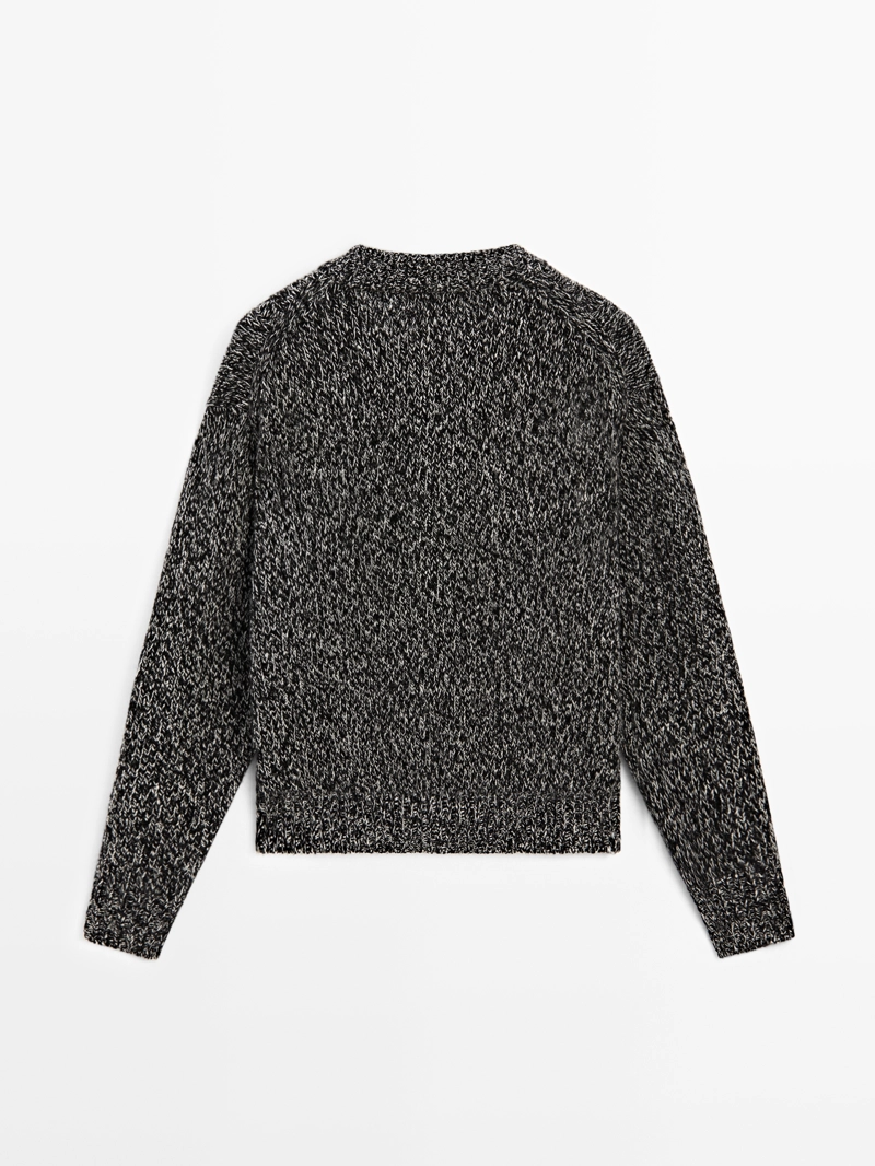 Плетеный кардиган из шерстяно-шелковой смеси