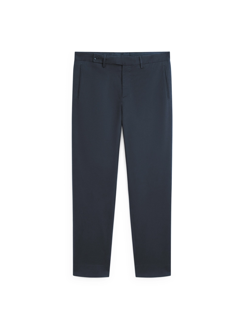 Хлопковые брюки из смесовой ткани