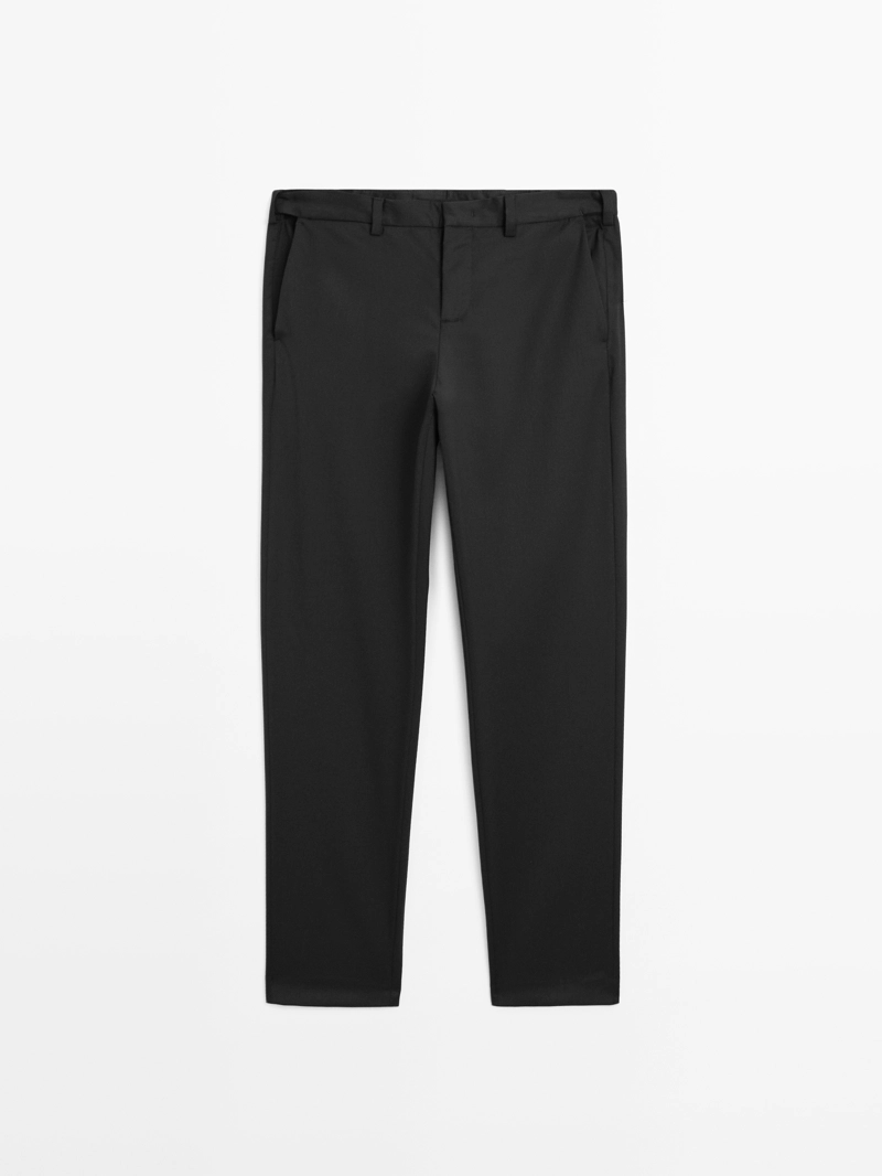 Брюки с комфортным поясом на внутренней эластичной ленте