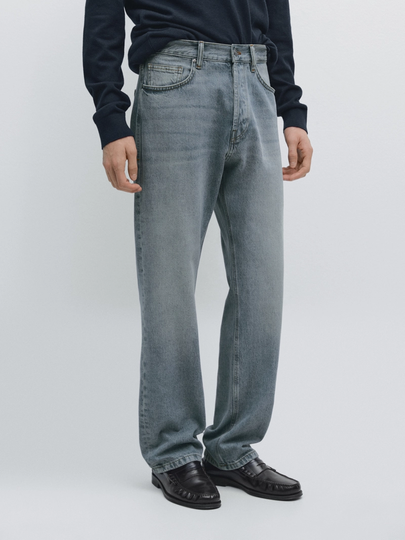 Джинсы прямого кроя