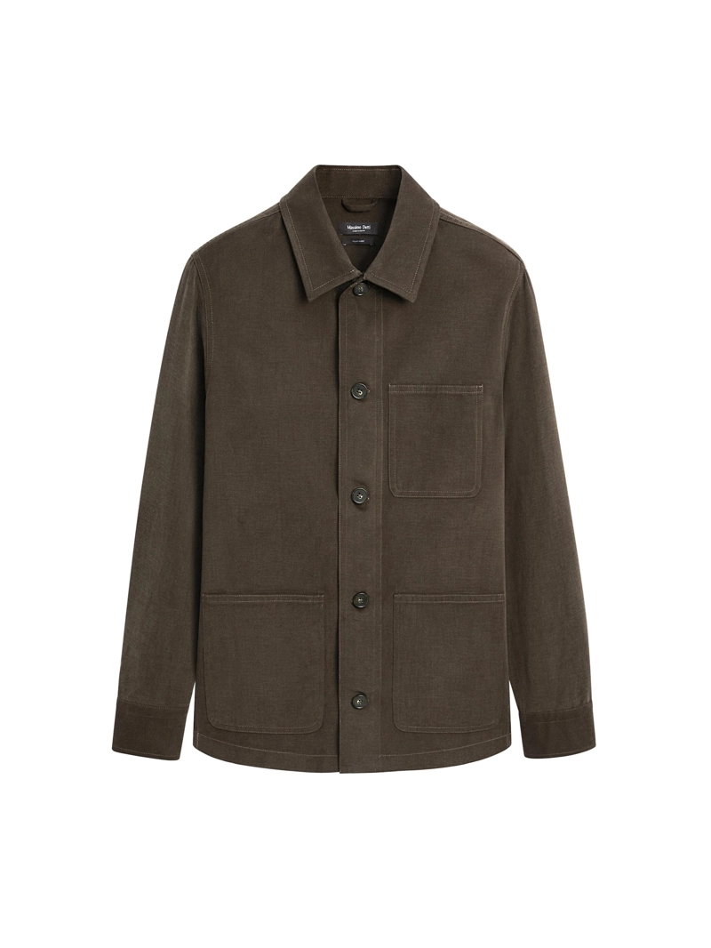 Рубашка из твила с карманами