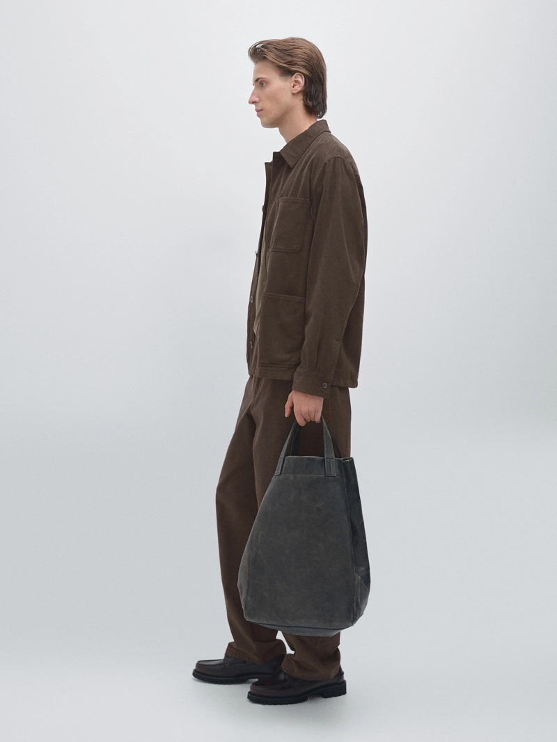 Рубашка из твила с карманами