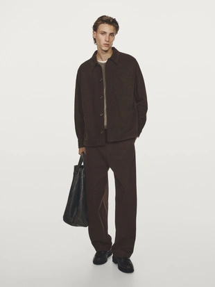 Рубашка из твила с карманами- Заказать в России