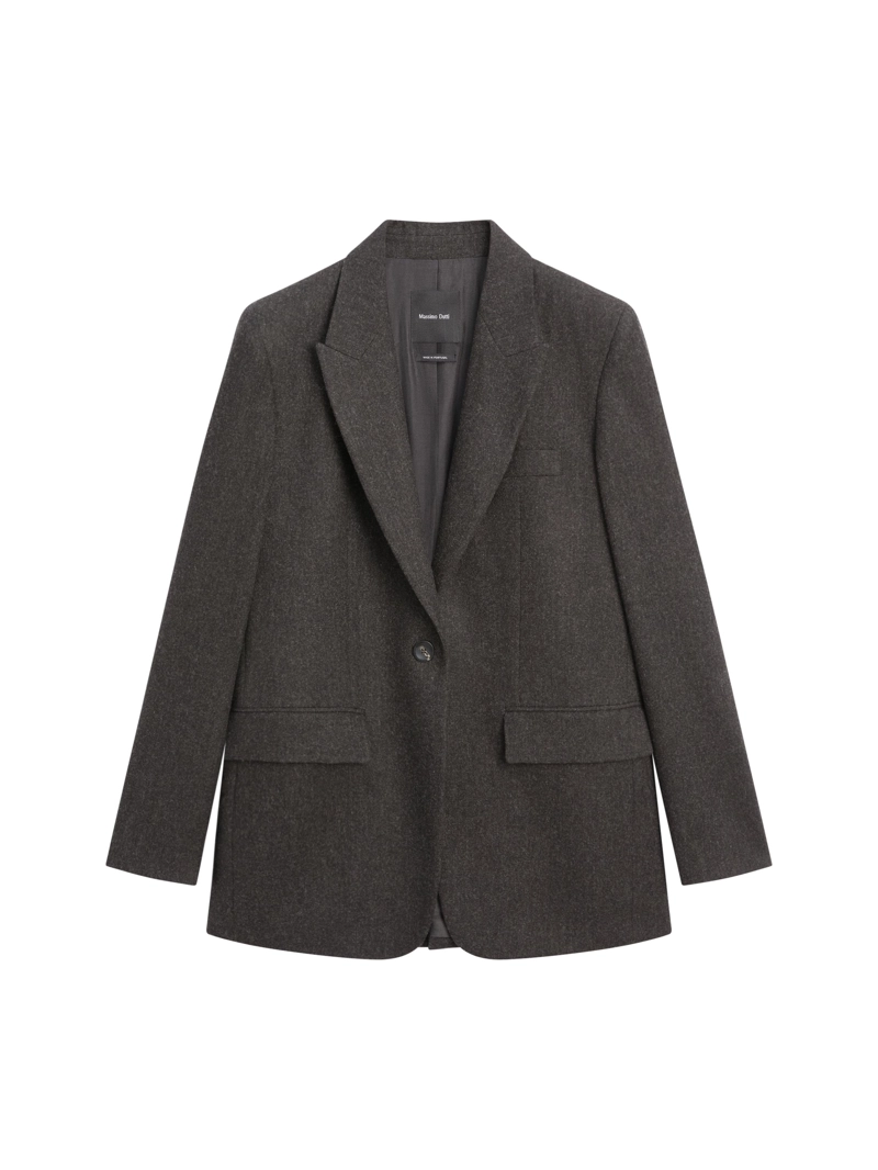Пиджак из 100% шерсти с лацканами
