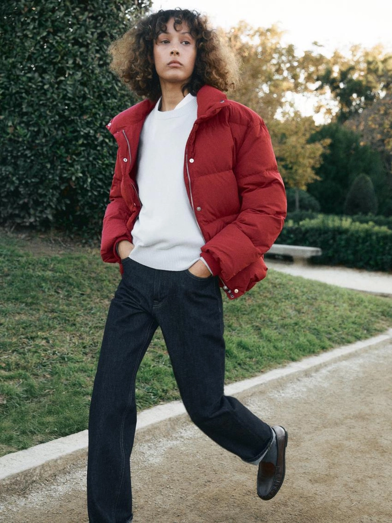 Пуховик oversize