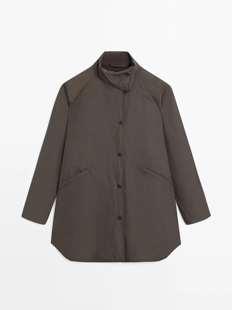 Длинный пуховик