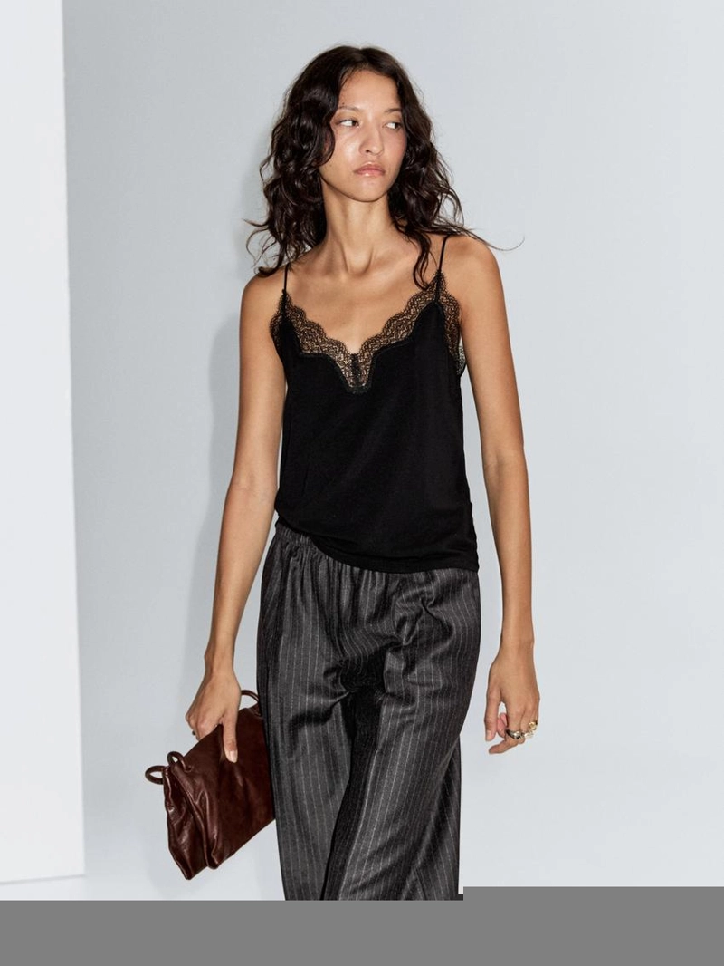 Брюки с рельефными полосками darted