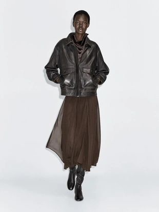 Юбка миди со шлейфом и оборками- Заказать в России