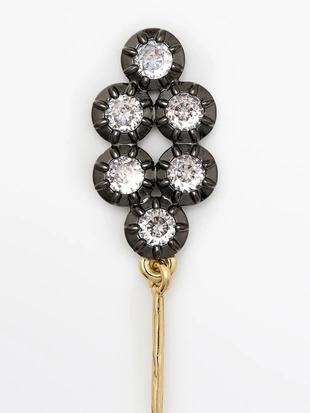 Серьги с античными стразами- Заказать в России