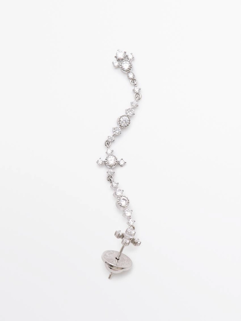 Серьги с кристаллами