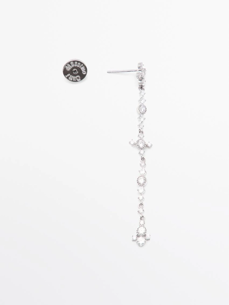 Серьги с кристаллами