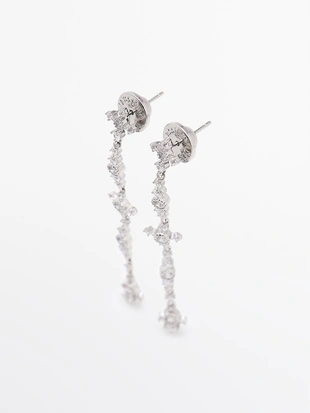 Серьги с кристаллами- Заказать в России