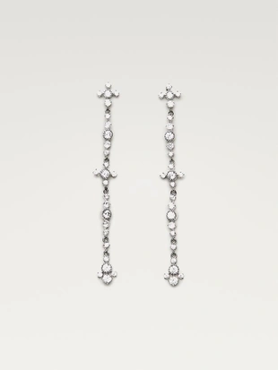 Серьги с кристаллами- Заказать в России