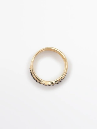 Кольцо с кристаллами- Заказать в России