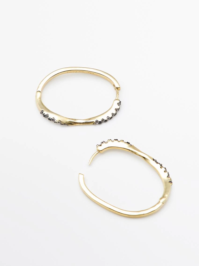 Серьги с кристаллами