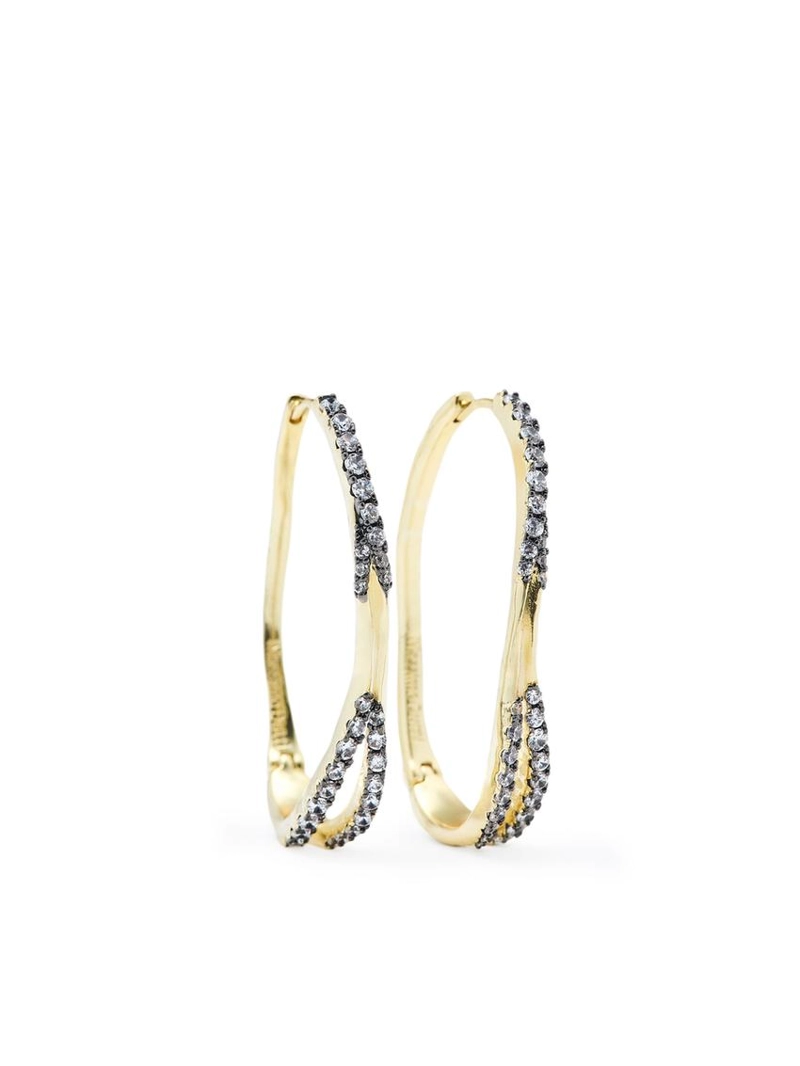 Серьги с кристаллами