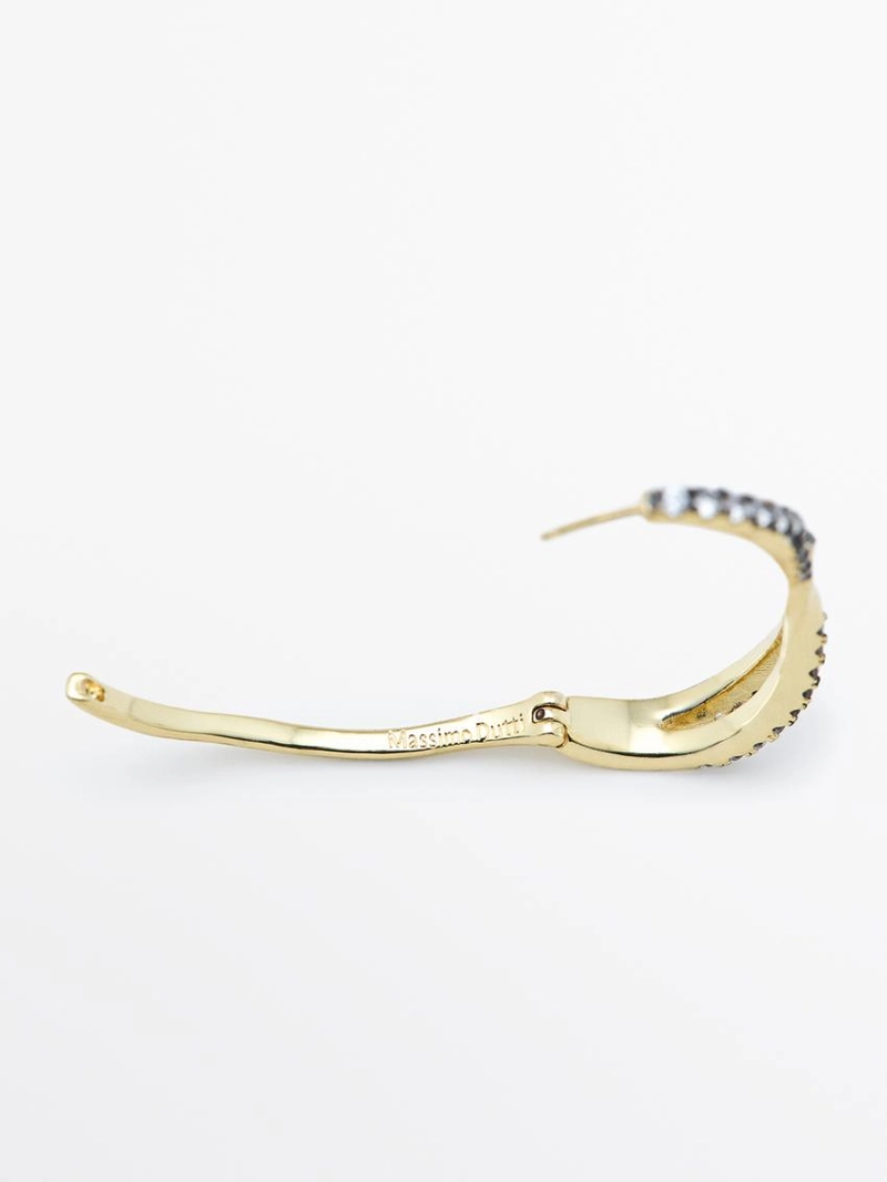 Серьги с кристаллами