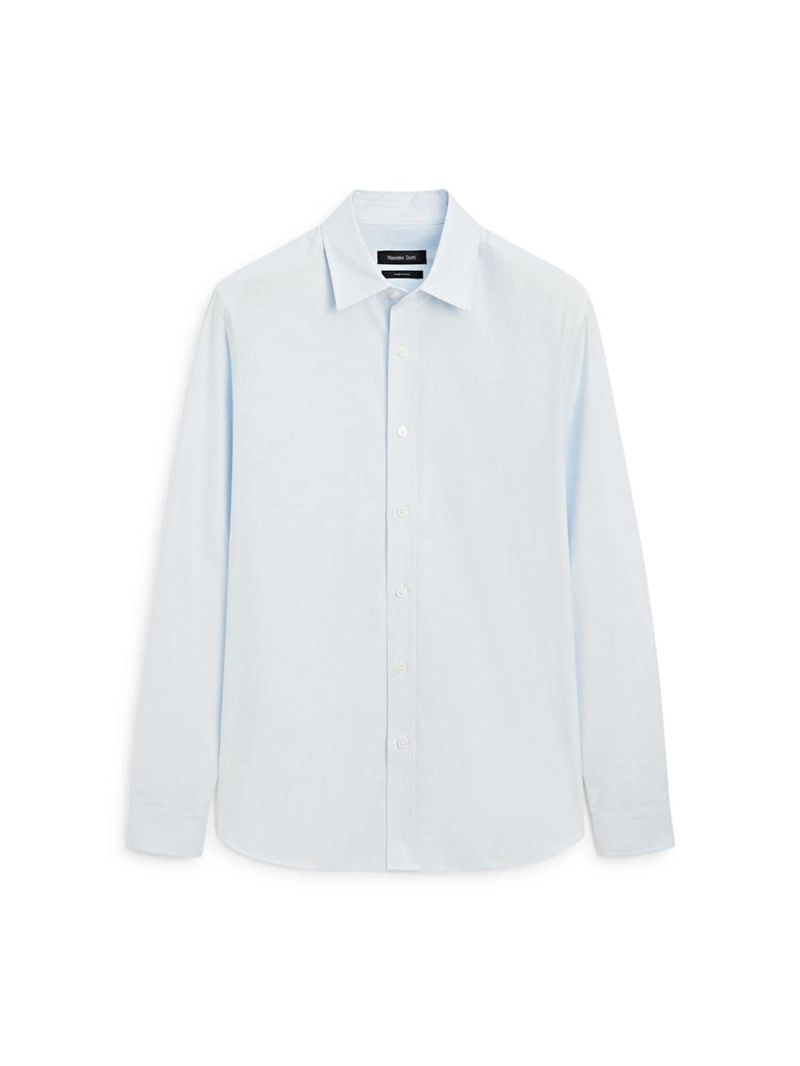 Рубашка с приталенным кроем в полоску