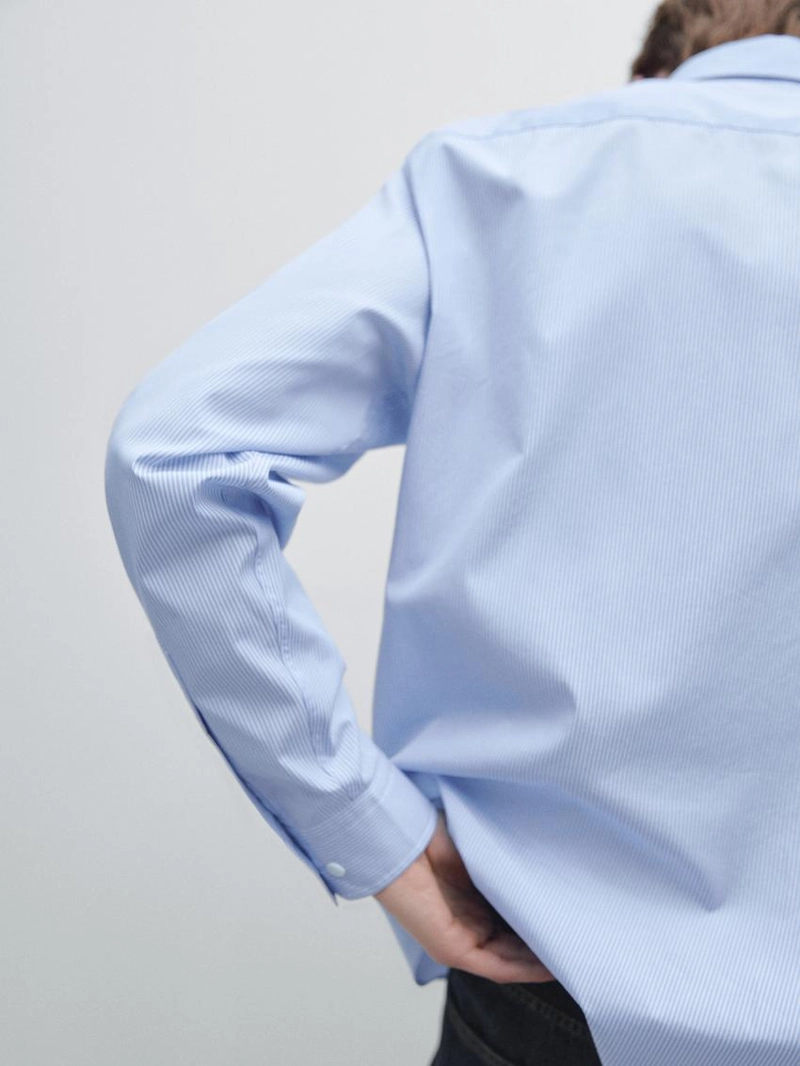 Рубашка в полоску regular fit