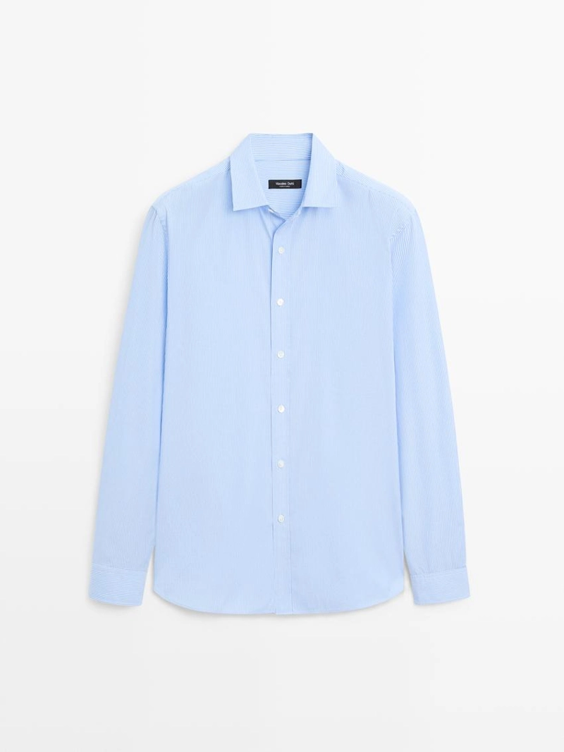 Рубашка в полоску regular fit