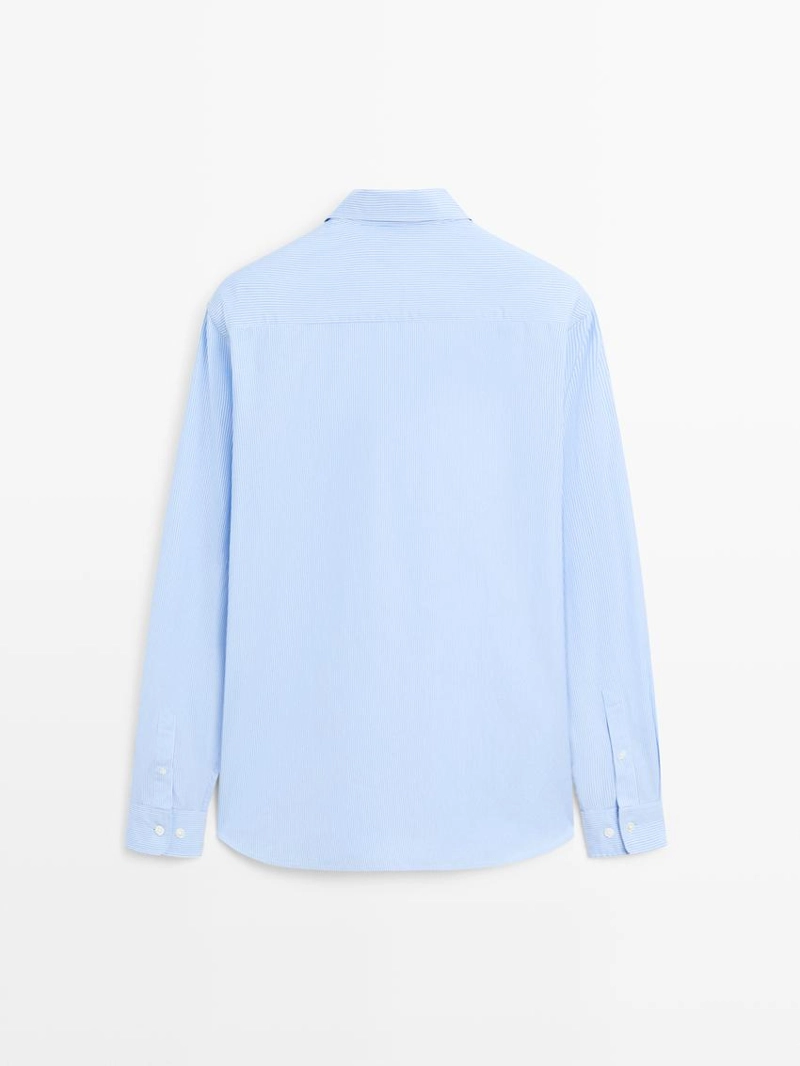 Рубашка в полоску regular fit