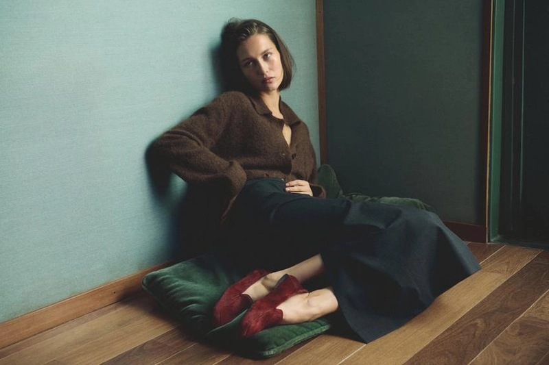 Мокасины из овечьей кожи